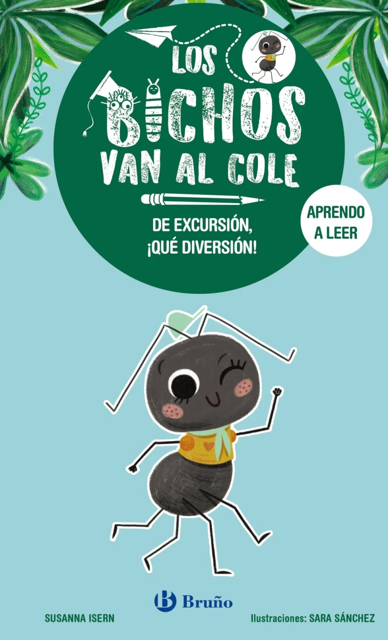 Portada: Los bichos van al cole, 4. De excursión, ¡qué diversión!