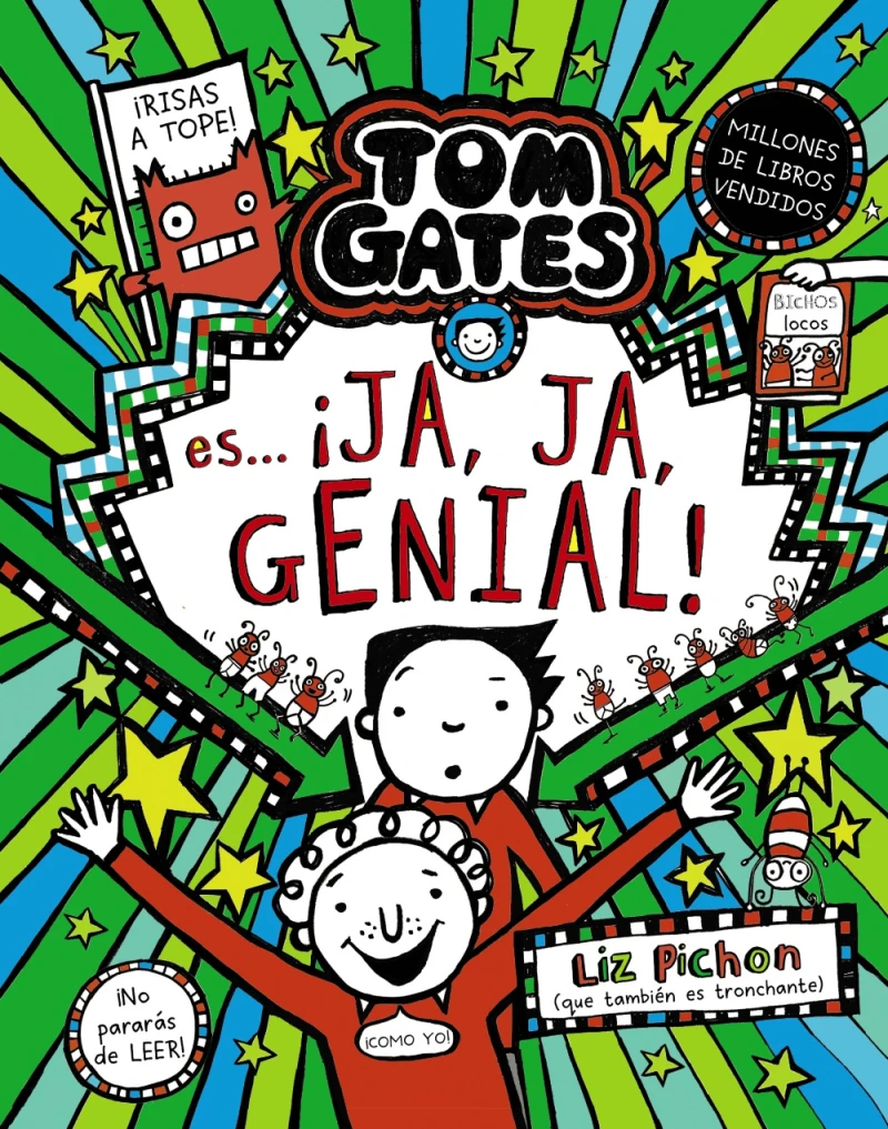 Portada: Tom Gates, 22. Tom Gates es... ¡ja, ja, genial!