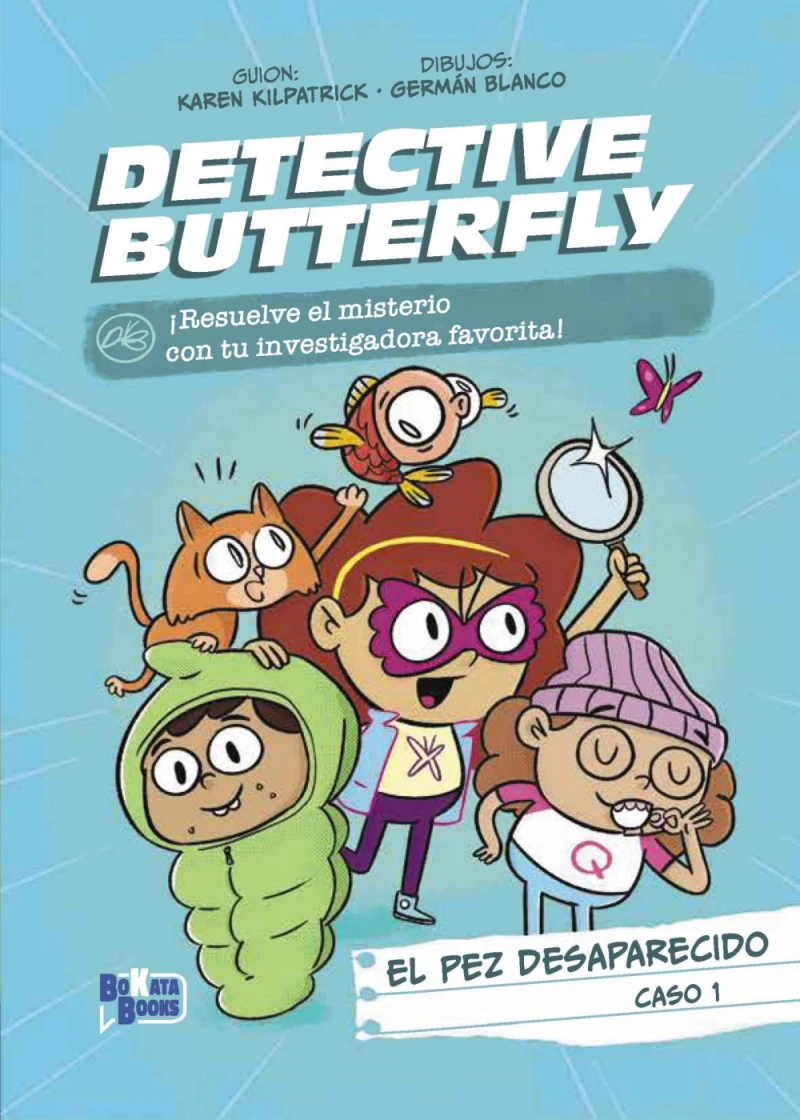 Portada: Detective Butterfly, Caso 1. El pez desaparecido
