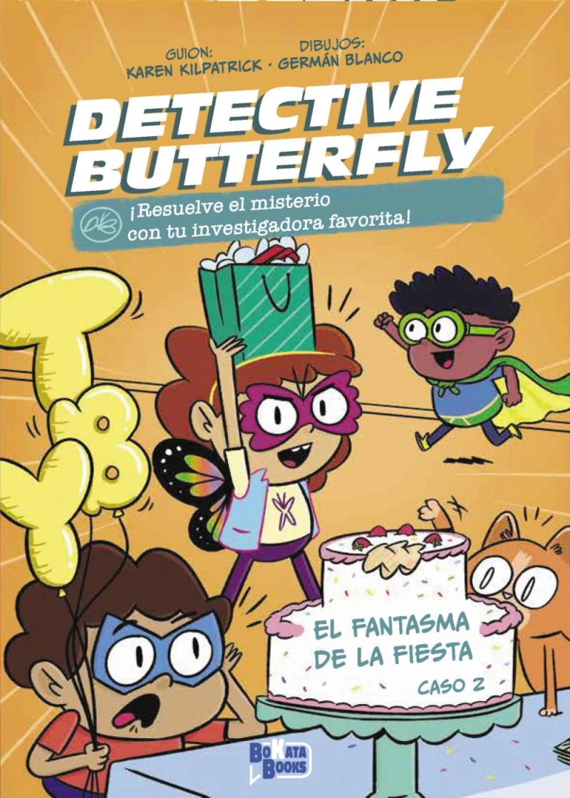Portada: Detective Butterfly, Caso 2. El fantasma de la fiesta
