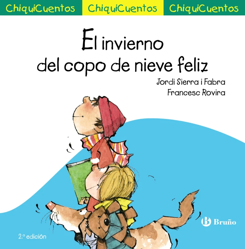 Portada: El invierno del copo de nieve feliz
