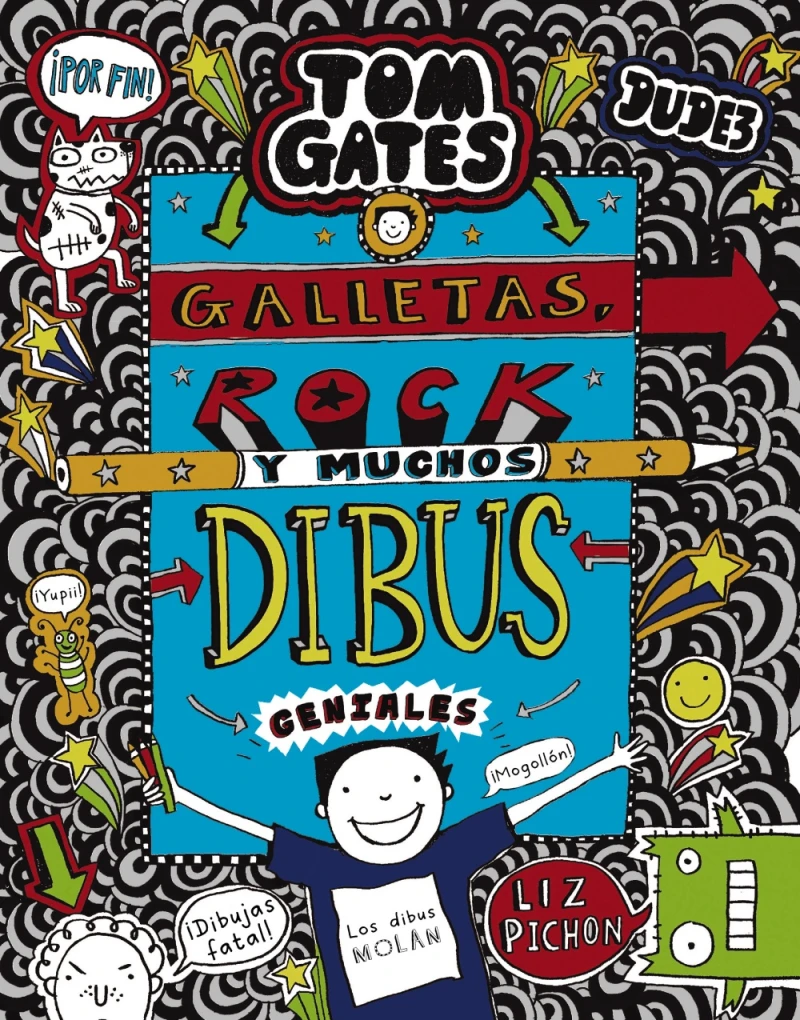 Portada: Tom Gates: Galletas, rock y muchos dibus geniales