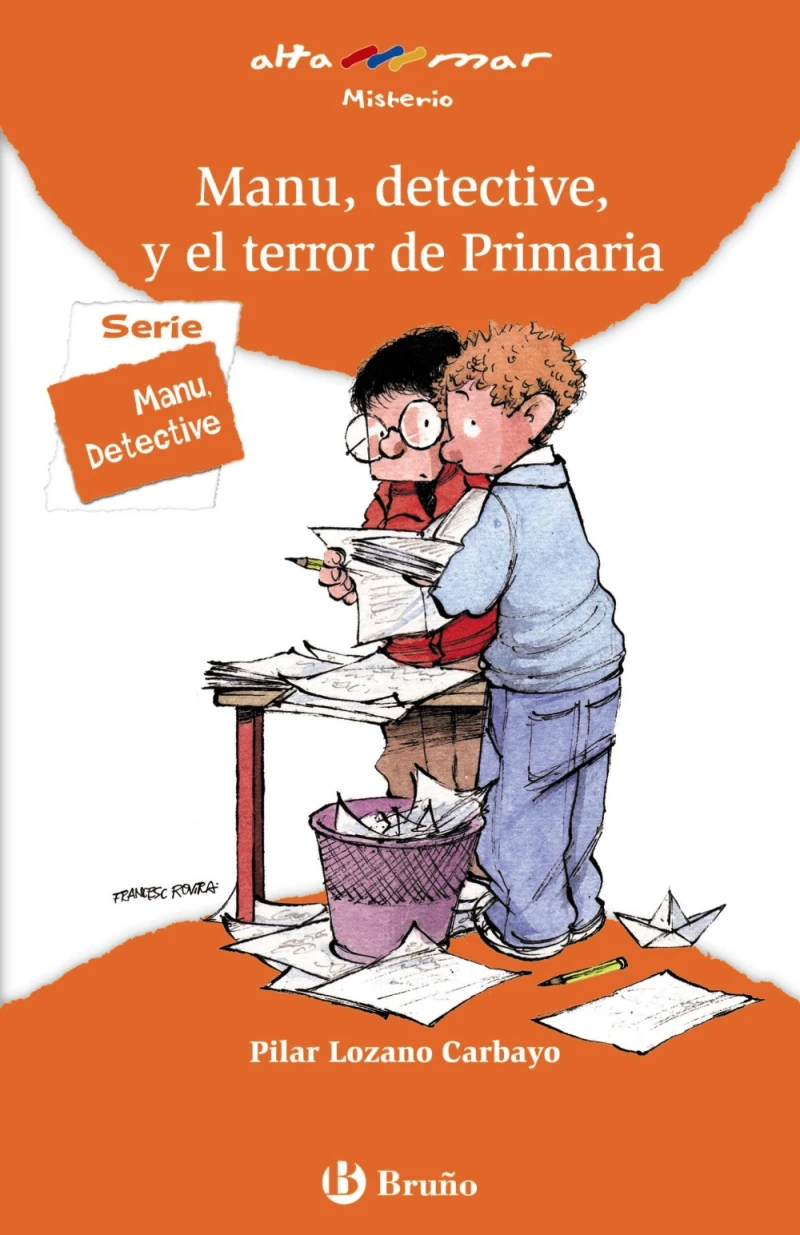 Portada: Manu, detective, y el terror de Primaria