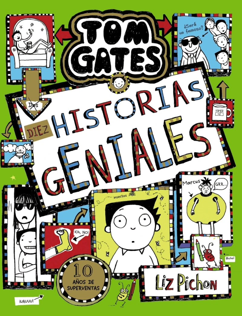 Portada: Tom Gates, 18. Diez historias geniales