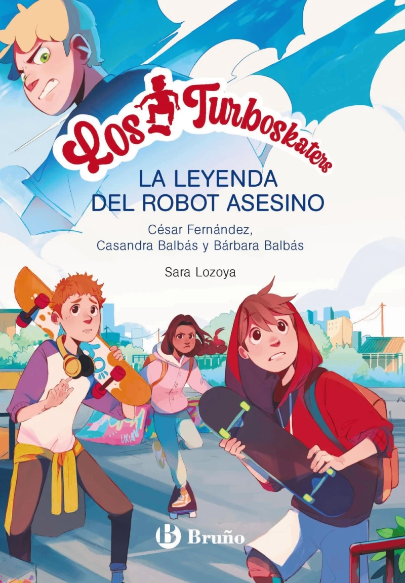 Portada: Los Turboskaters, 1. La leyenda del robot asesino