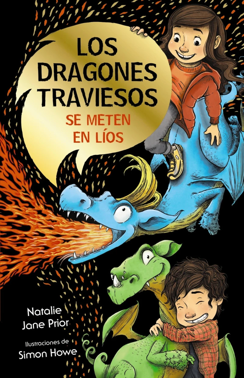 Portada: Los dragones traviesos, 1. Los dragones traviesos se meten en líos