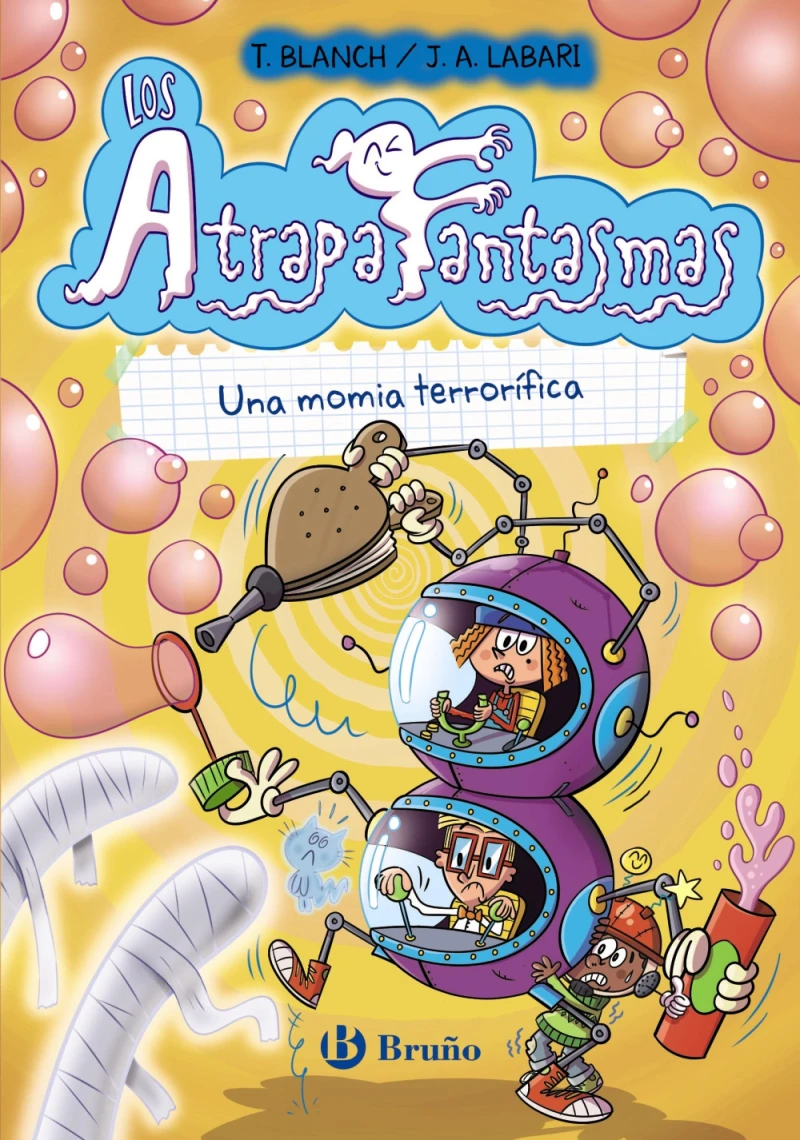 Portada: Los Atrapafantasmas, 5. Una momia terrorífica