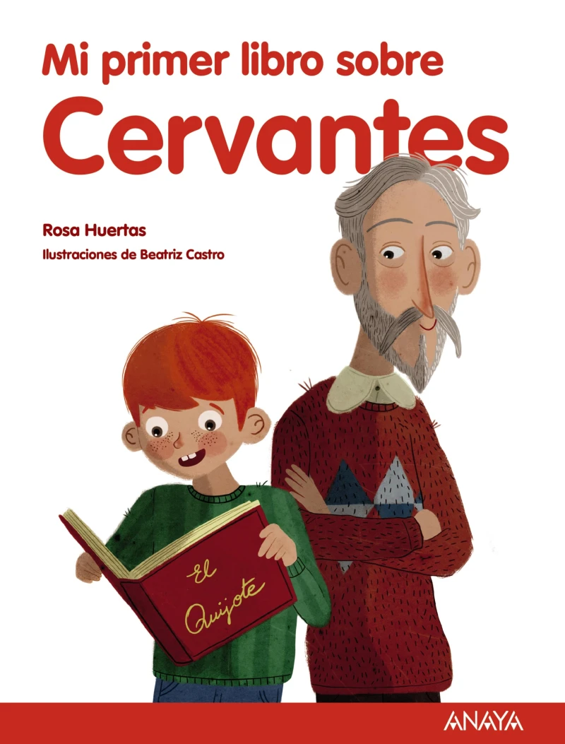 Portada: Mi primer libro sobre Cervantes