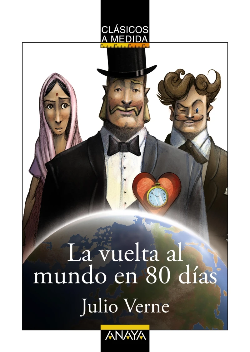 Portada: La vuelta al mundo en 80 días