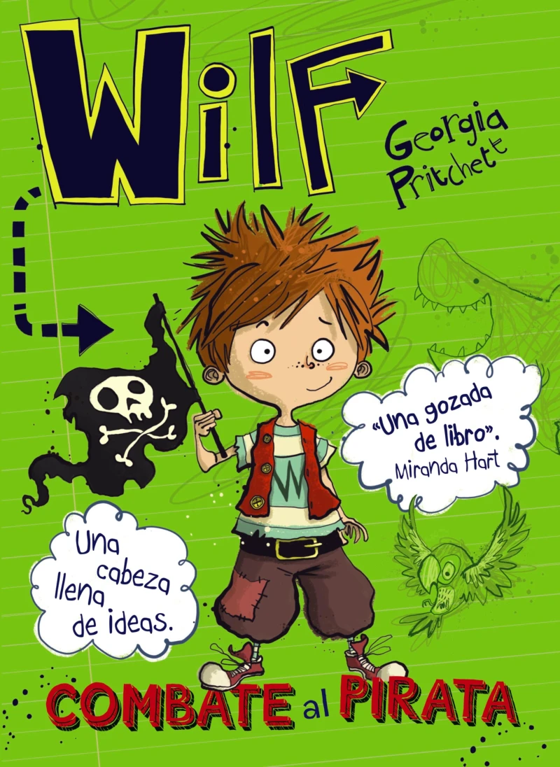 Portada: Wilf combate al pirata. Libro 2