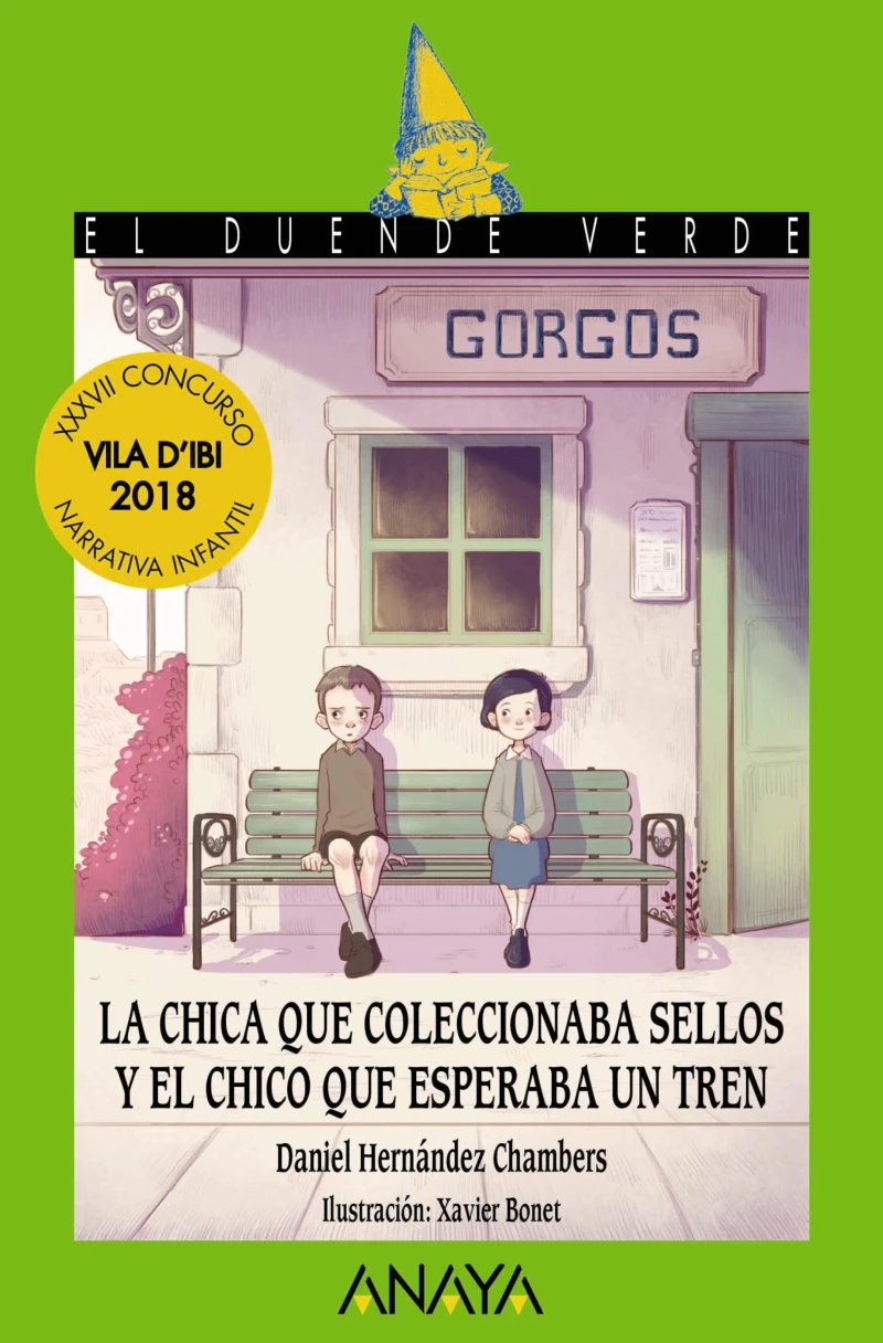 Portada: La chica que coleccionaba sellos y el chico que esperaba un tren