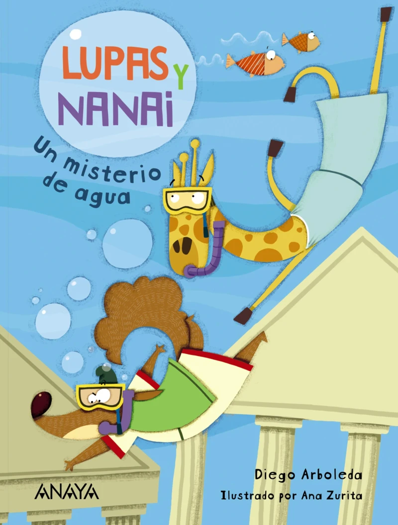 Portada: Lupas y Nanai. Un misterio de agua