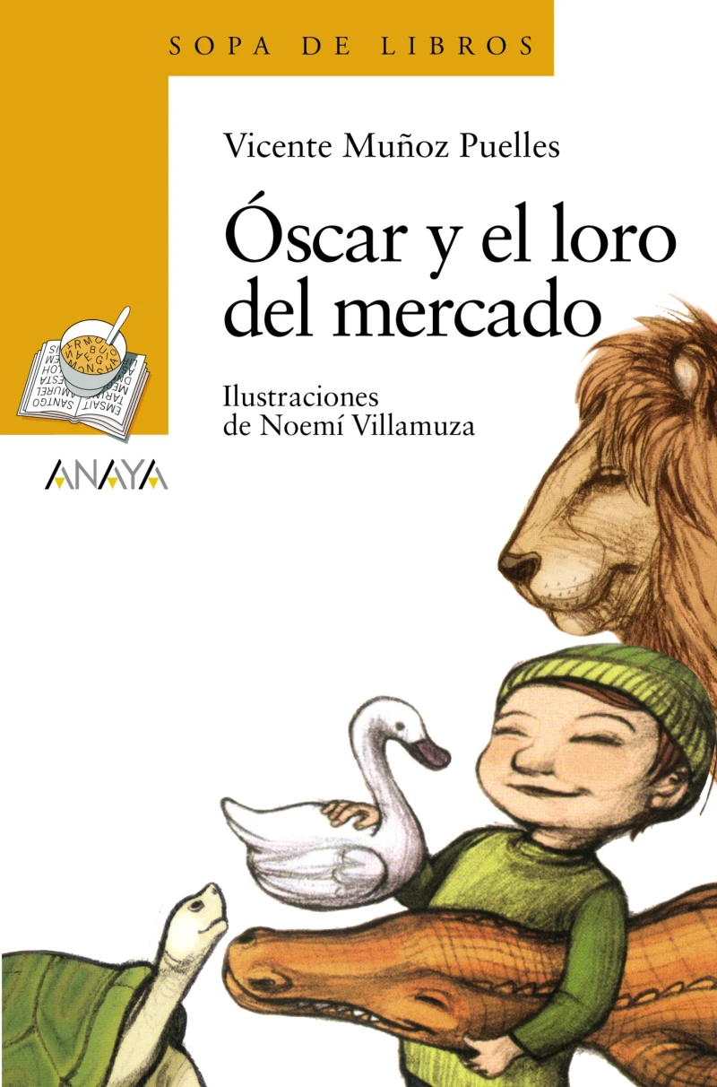 Portada: Óscar y el loro del mercado