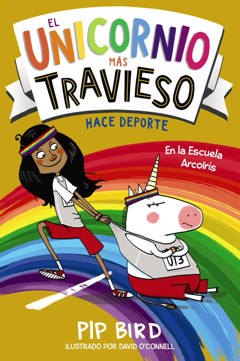 Portada: El unicornio más travieso hace deporte