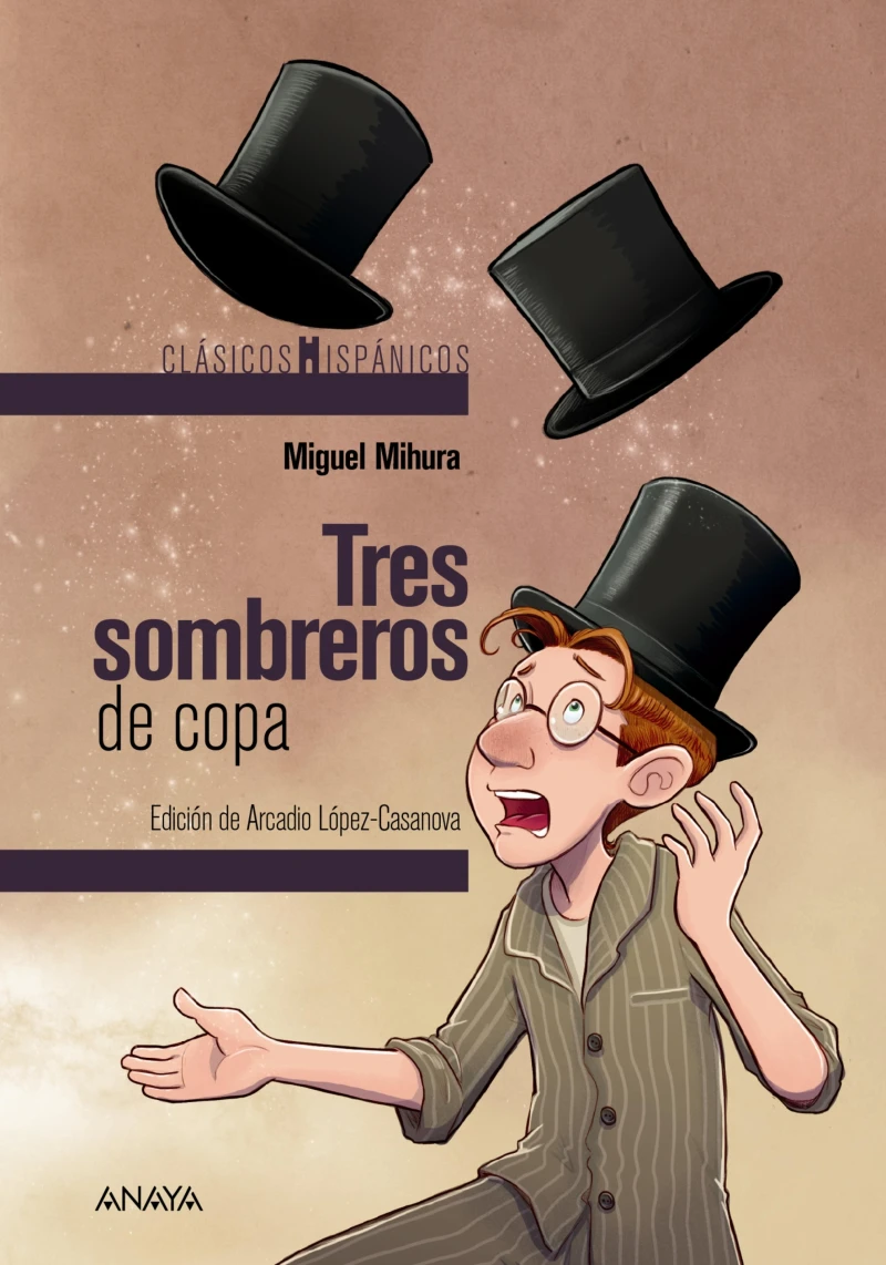 Portada: Tres sombreros de copa