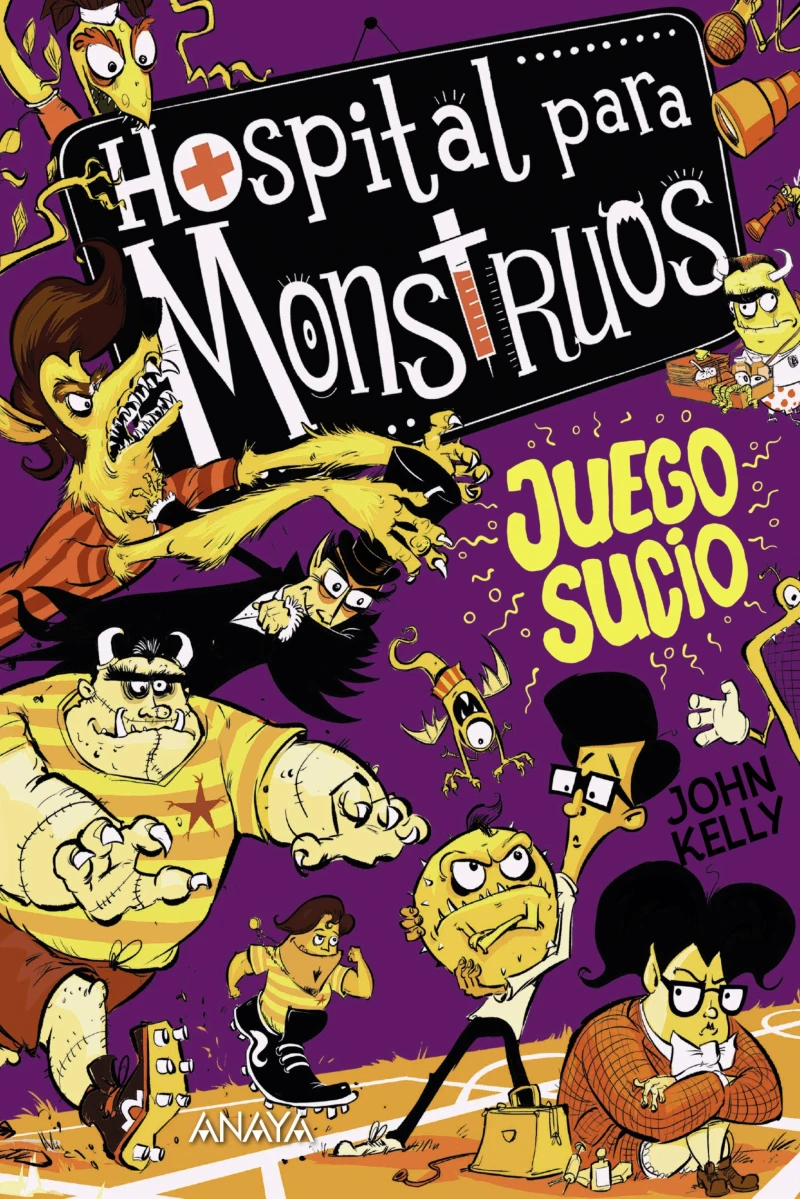 Portada: Hospital para monstruos 4: juego sucio
