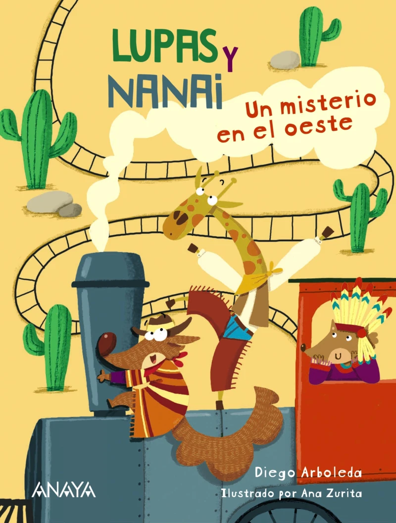 Portada: Lupas y Nanai. Un misterio en el oeste
