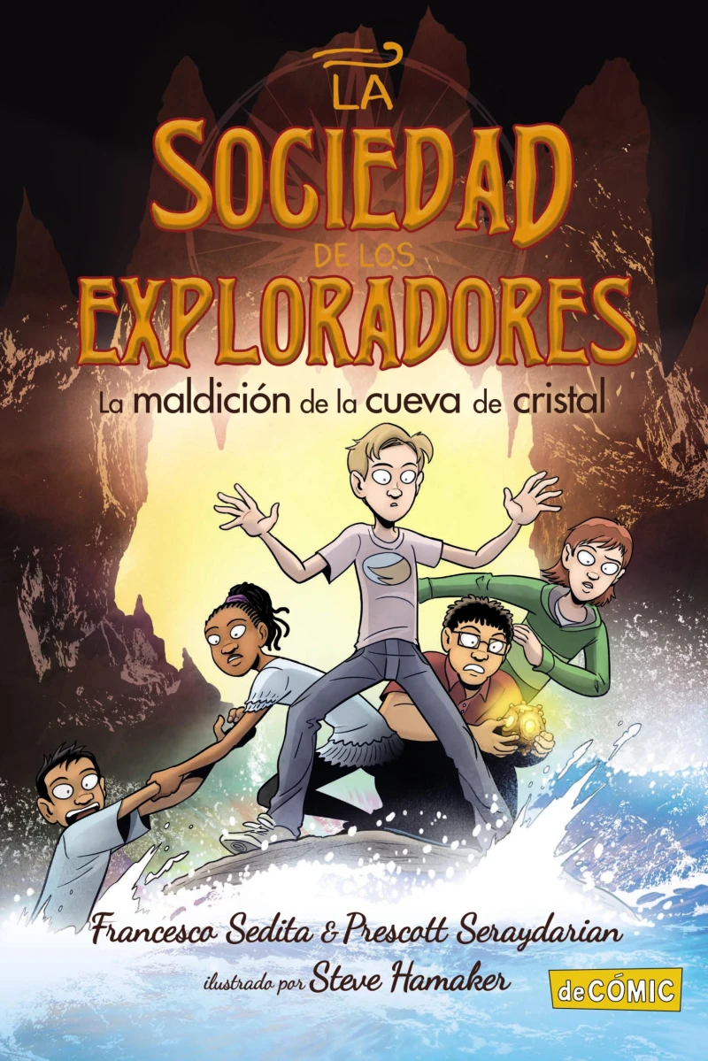 Portada: La maldición de la cueva de cristal
