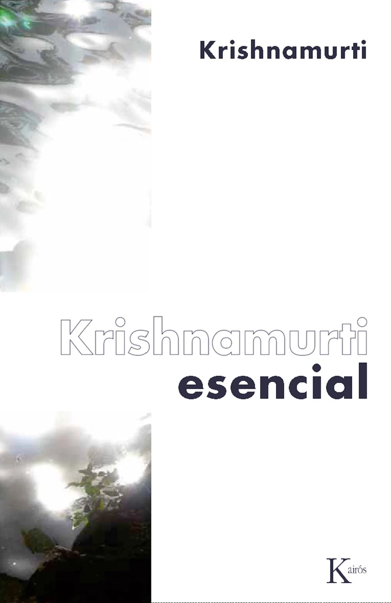 Portada: Krishnamurti esencial