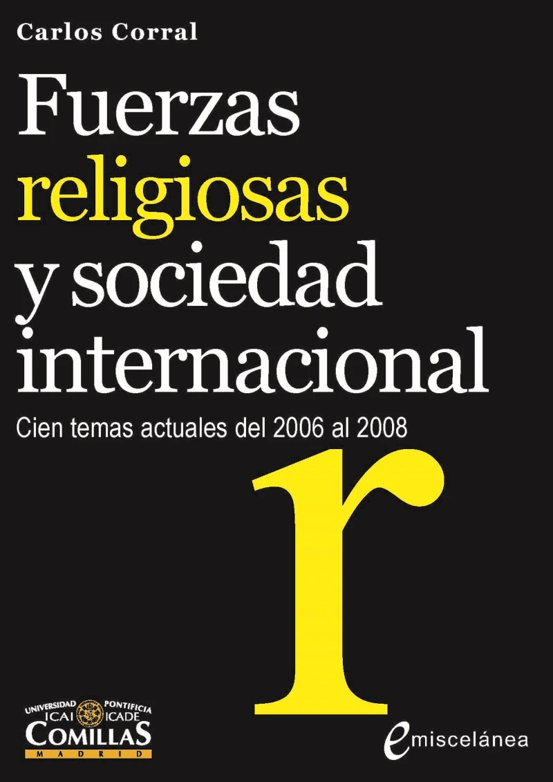Portada: Fuerzas religiosas y sociedad internacional