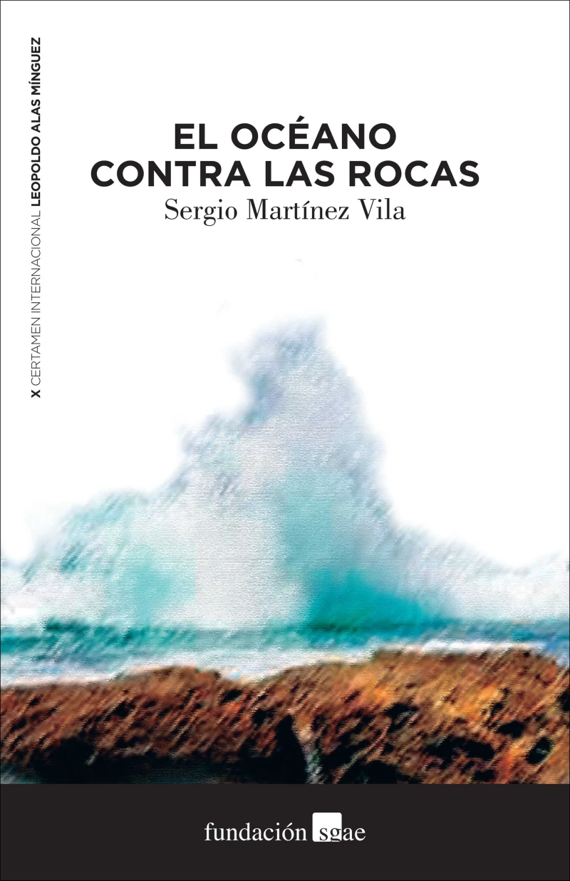 Portada: El océano contra las rocas