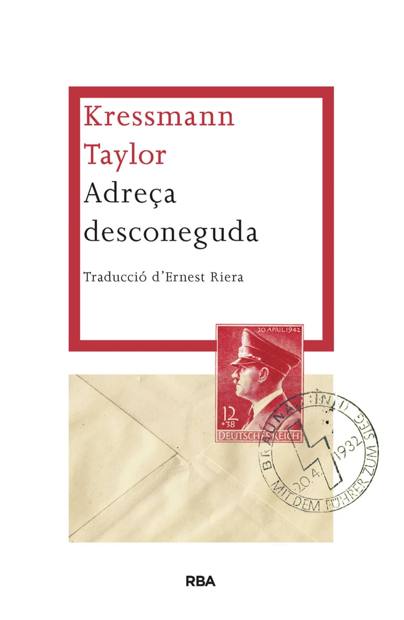 Portada: Adreça desconeguda