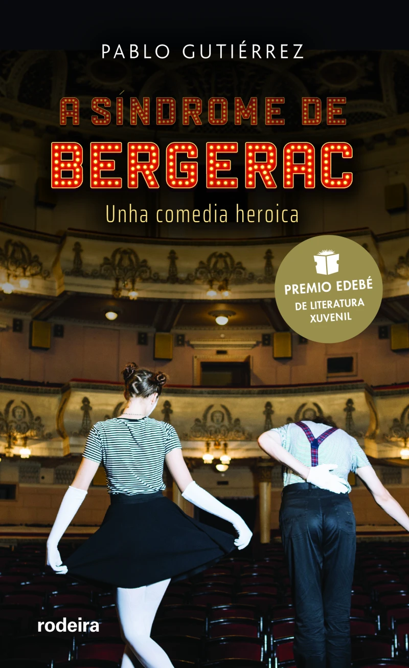 Portada: A síndrome de Bergerac (Premio Edebé Xuvenil rodeira)