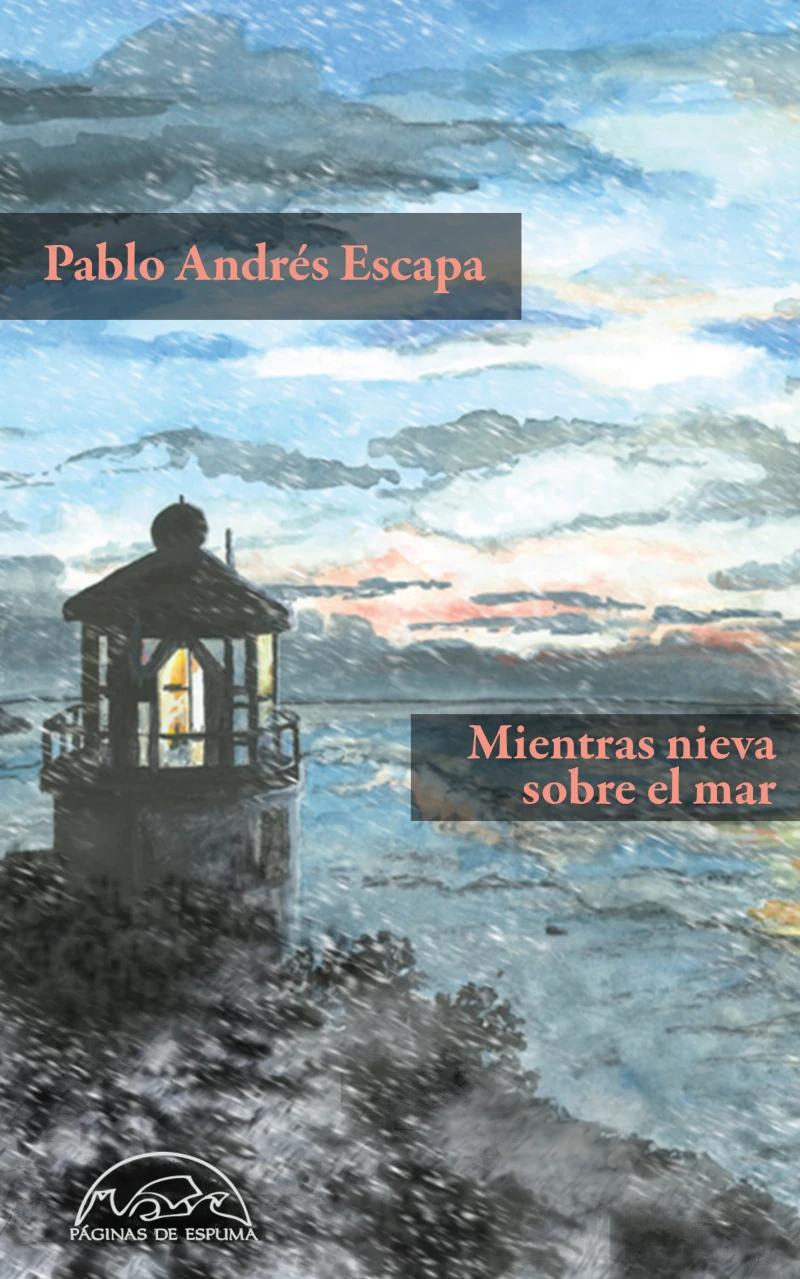 Portada: Mientras nieva sobre el mar