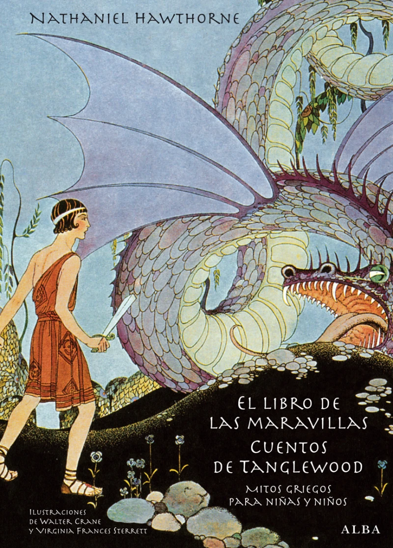 Portada: El libro de las maravillas. Cuentos de Tanglewood