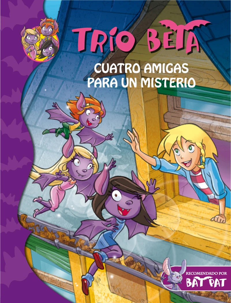 Portada: Cuatro amigas para un misterio (Trío Beta 1)