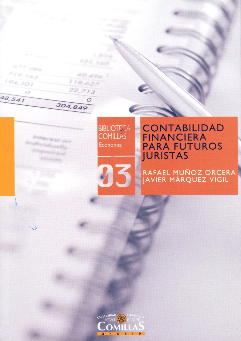 Portada: Contabilidad financiera para futuros juristas