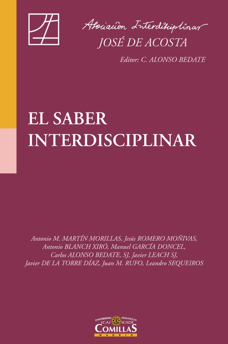 Portada: El saber interdisciplinar