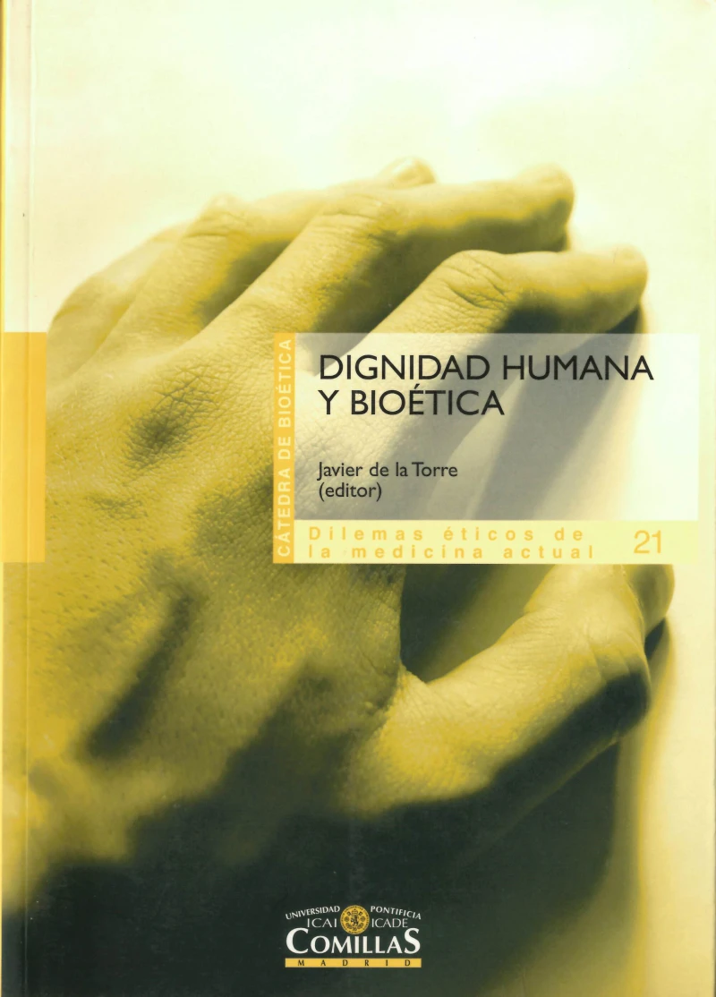 Portada: Dignidad humana y bioética