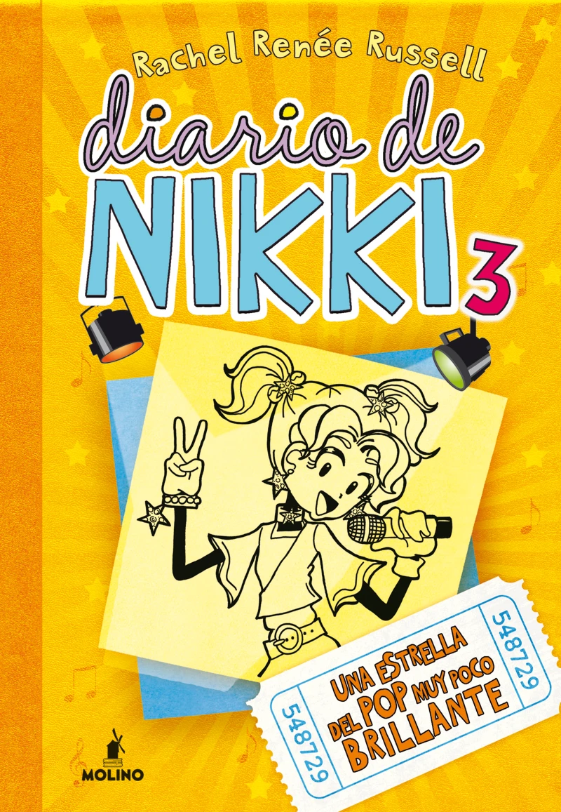 Portada: Diario de Nikki 3 - Una estrella del pop muy poco brillante