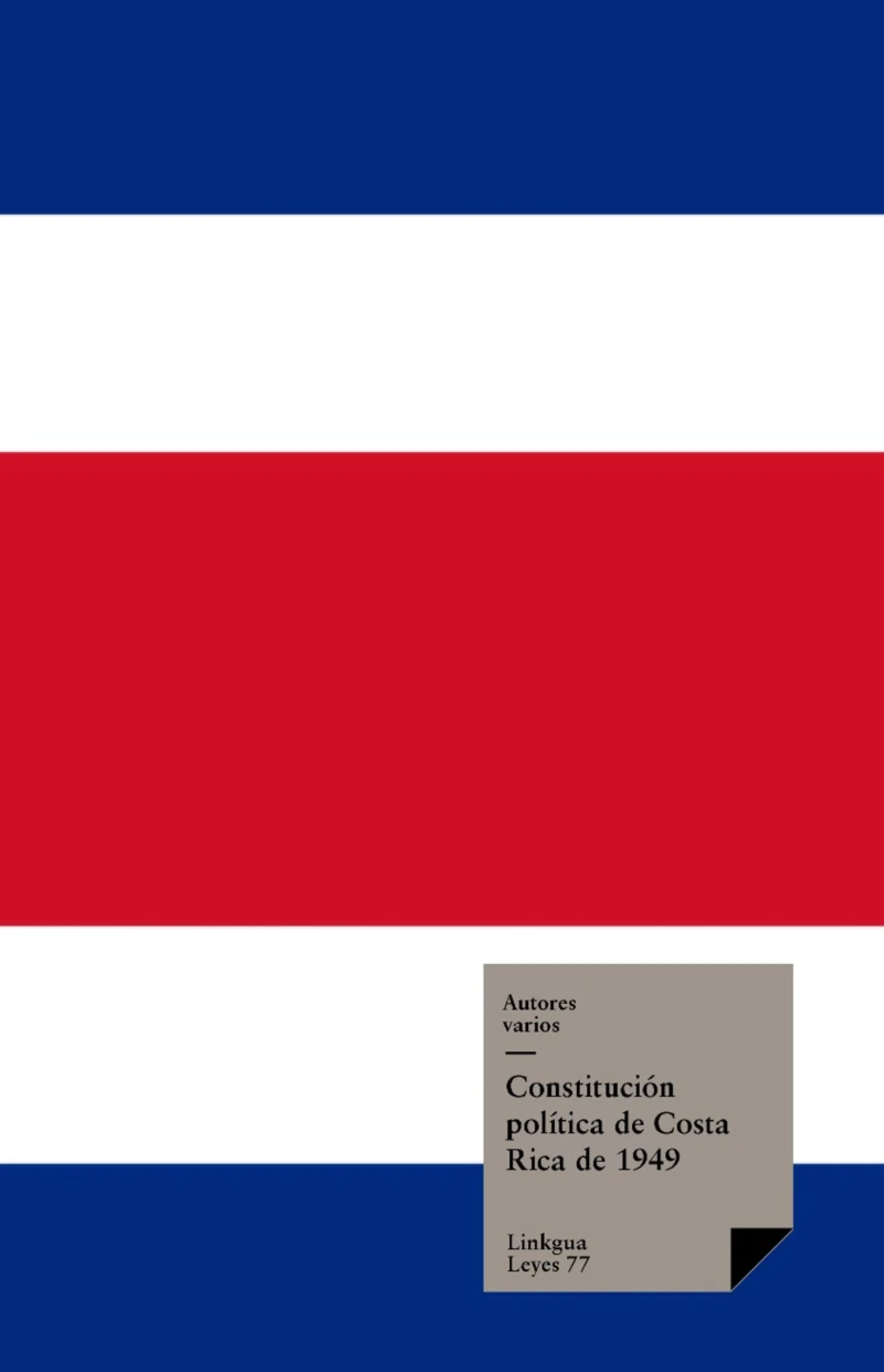 Portada: Constitución política de Costa Rica de 1949