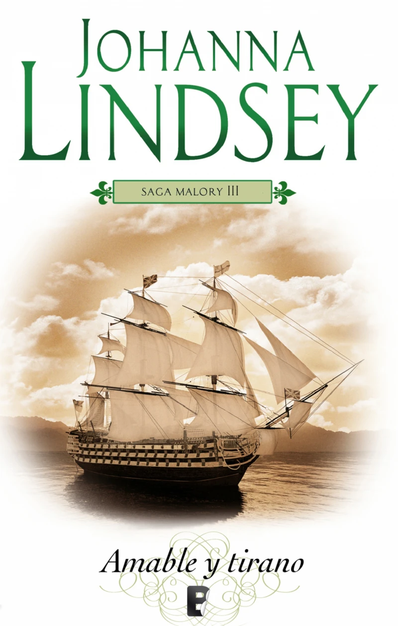 Portada: Amable y tirano (Saga de los Malory 3)