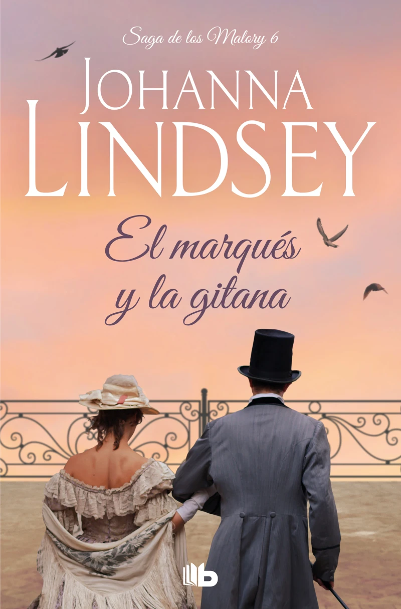 Portada: El marqués y la gitana (Saga de los Malory 6)