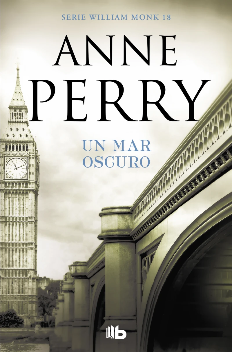 Portada: Un mar oscuro (Detective William Monk 18)