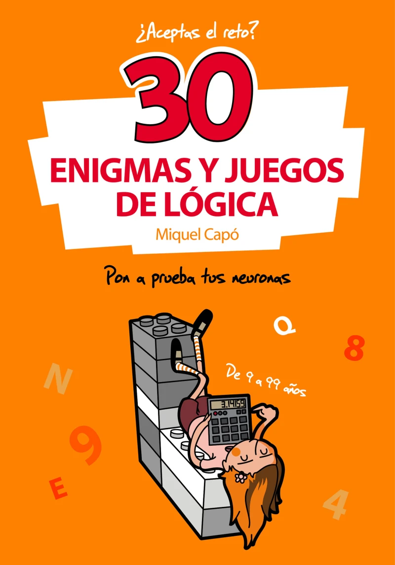 Portada: 30 Enigmas y juegos de lógica
