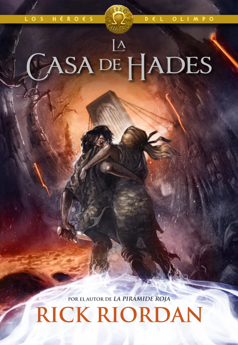 Portada: La casa de Hades (Los héroes del Olimpo 4)