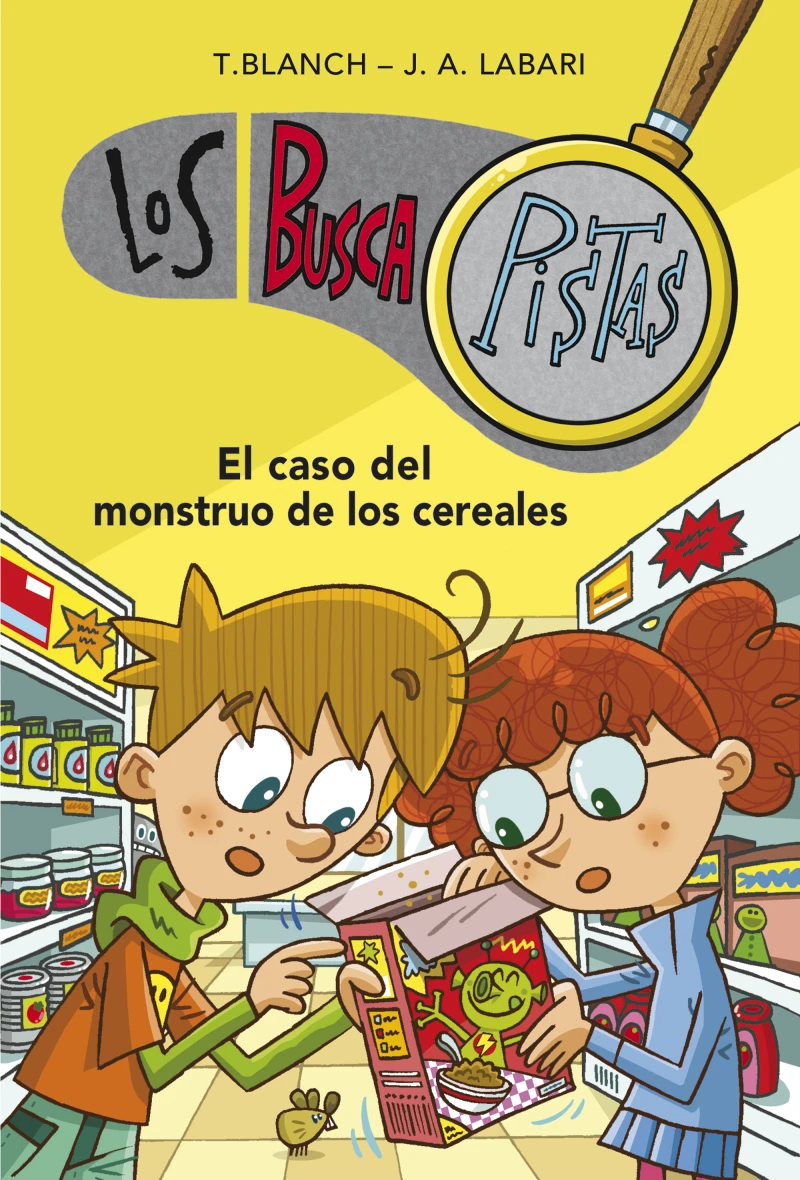 Portada: Los BuscaPistas 6 - El caso del monstruo de los cereales
