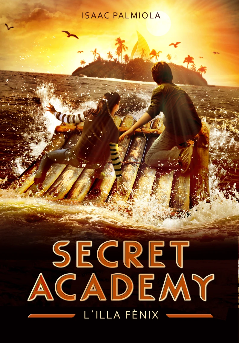 Portada: L'illa Fènix (Secret Academy 1)