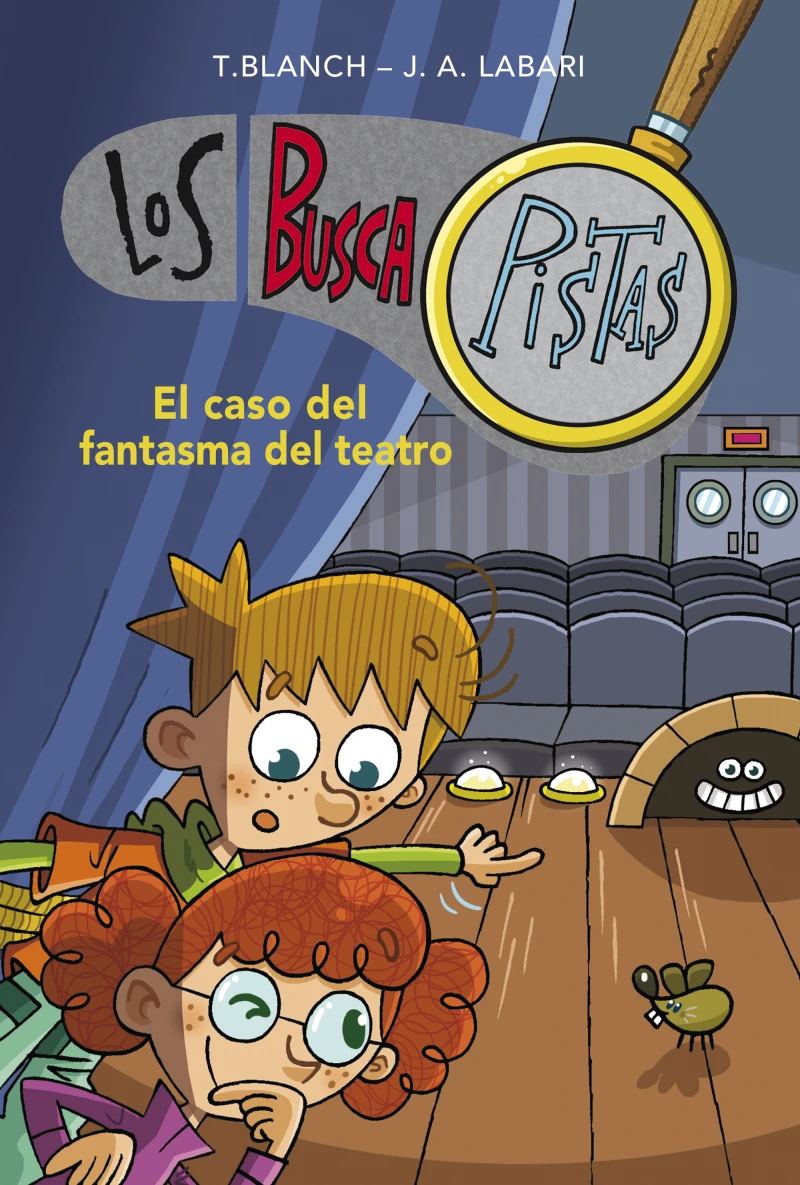 Portada: Los BuscaPistas 8 - El caso del fantasma del teatro
