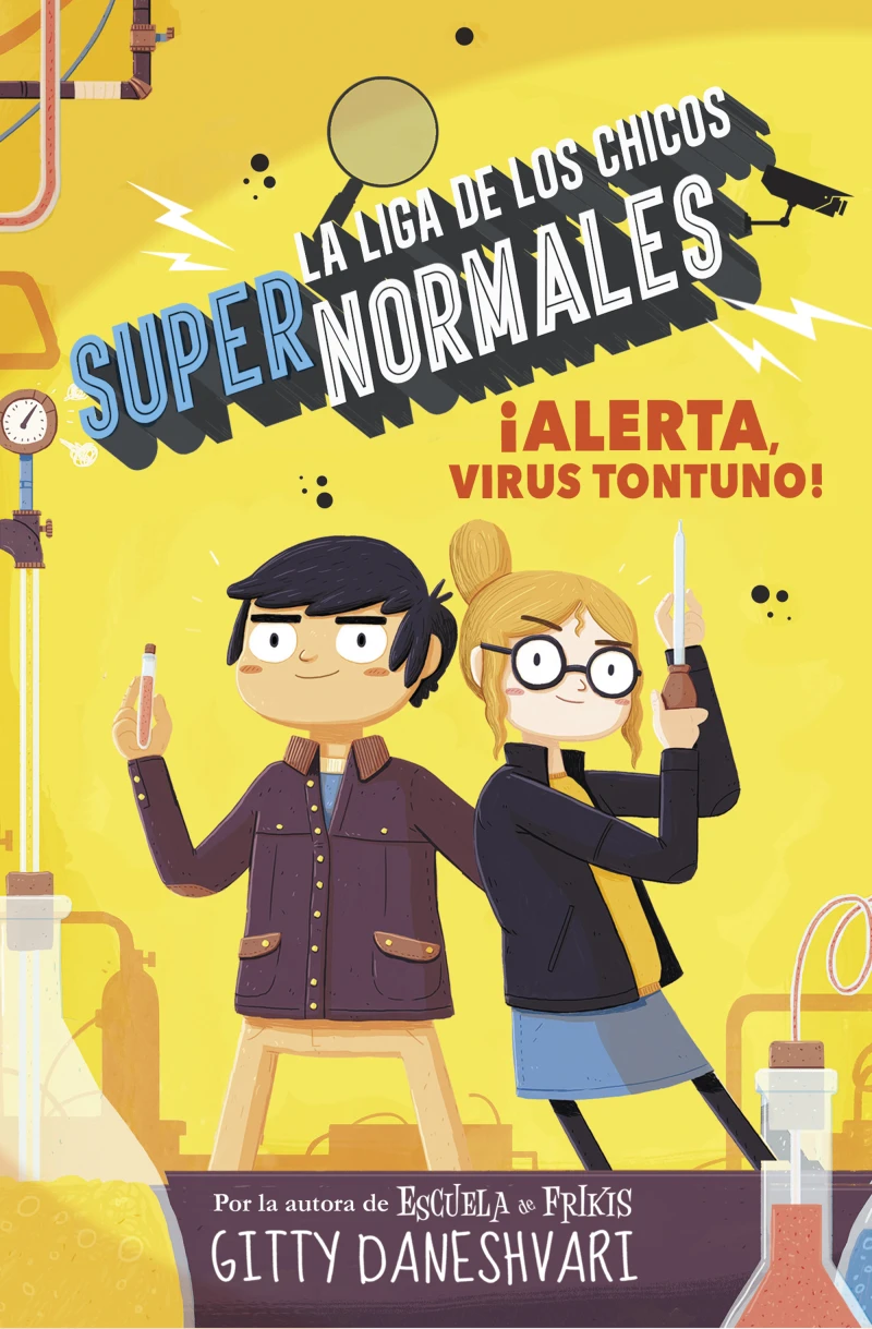 Portada: ¡Alerta, virus tontuno! (La liga de los chicos súper normales 2)