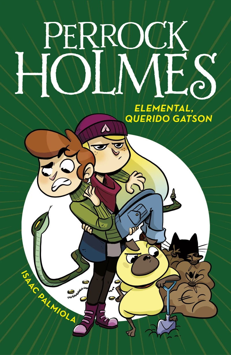 Portada: Perrock Holmes 3 - Elemental, querido Gatson