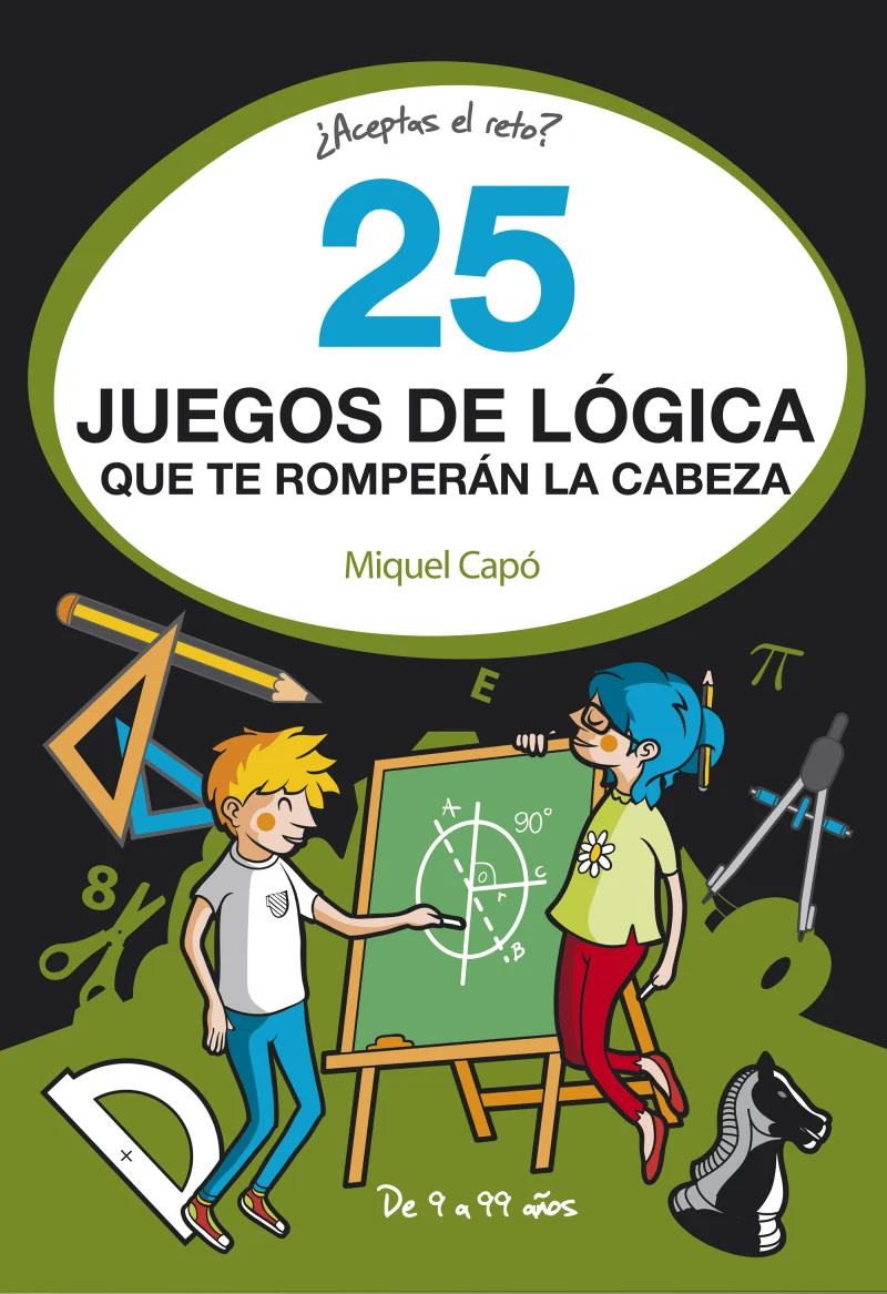 Portada: 25 juegos de lógica que te romperán la cabeza