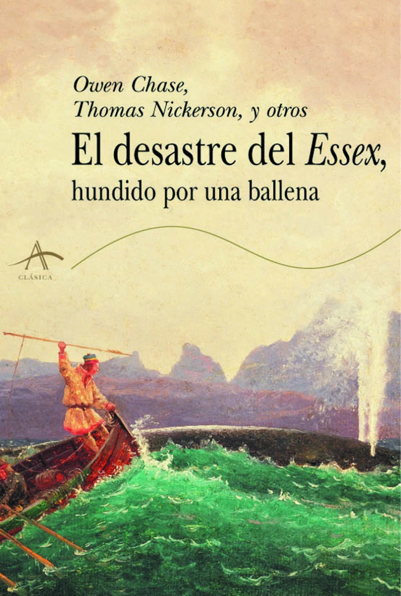 Portada: El desastre del Essex hundido por una ballena