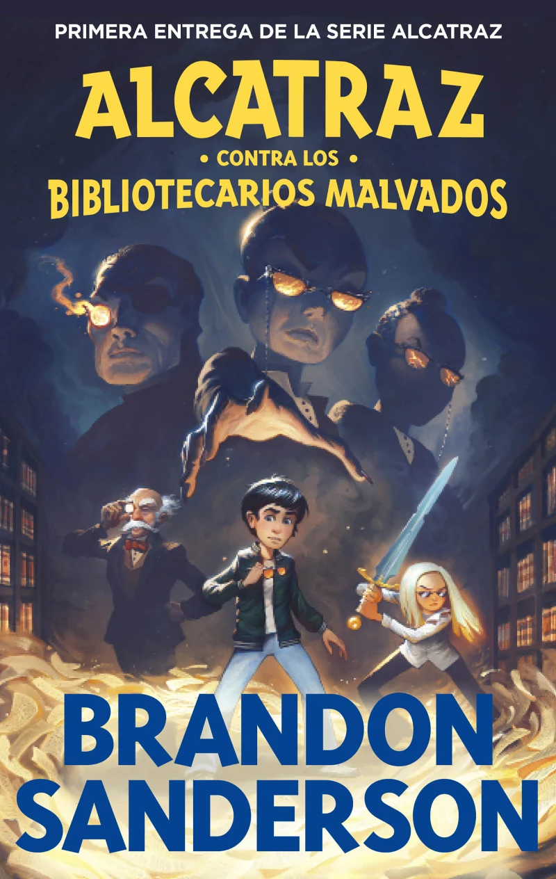 Portada: Alcatraz contra los Bibliotecarios Malvados (Alcatraz contra los Bibliotecarios Malvados 1)