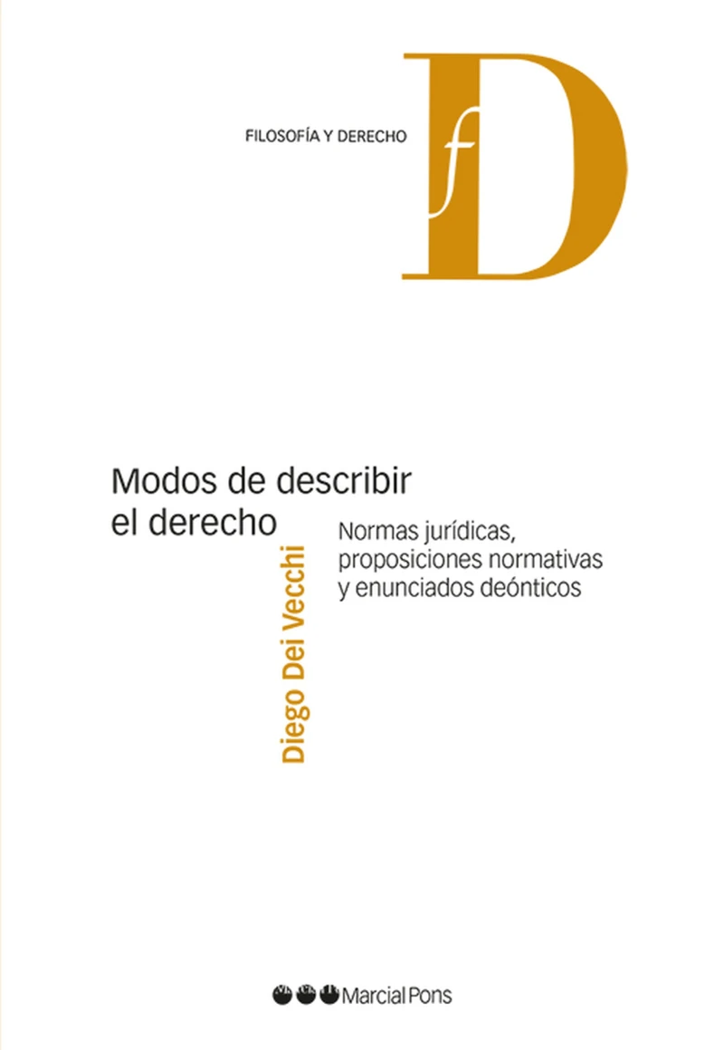 Portada: Modos de describir el Derecho