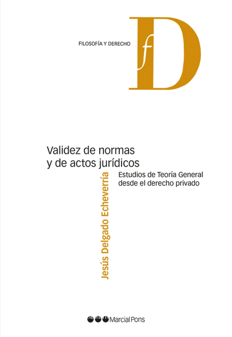 Portada: Validez de normas y de actos jurídicos